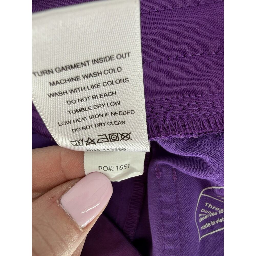 Figs Women’s Scrub Pants XXS Purple Joggers Technical Collection W18SW2005T - Picture 10 of 10
